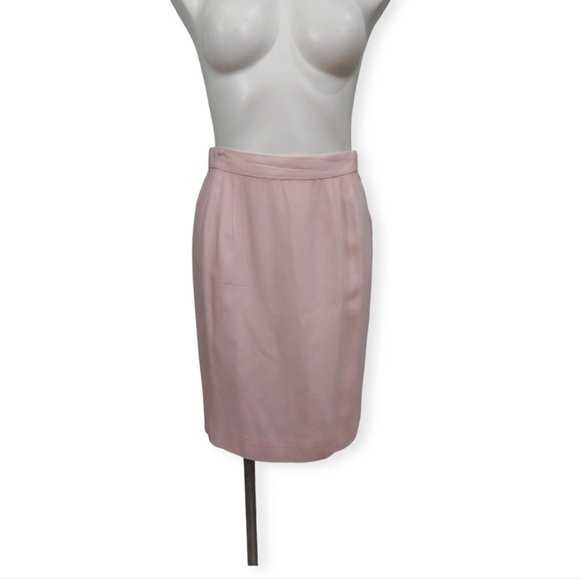 Opalis by Frank Hahn Pale Pink Skirt Set Women's Vintage Size 8 Made In USA - Picture 5 of 14